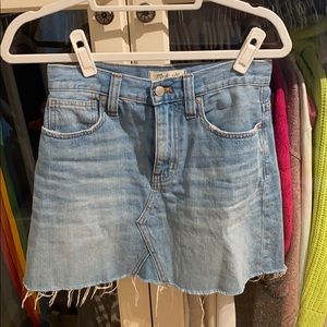 Madewell Jean skirt